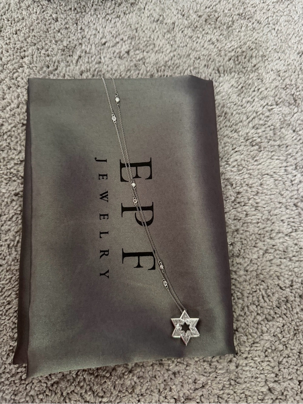 Silver Star Pendant Necklace